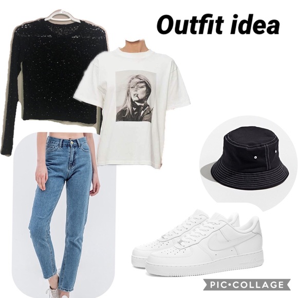 Black long sleeve lace top - Picture 4 of 5